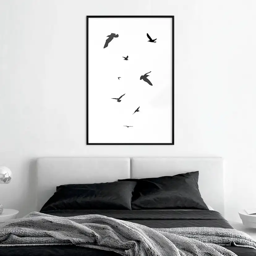 Poster Artgeist Affisch Evening Flight