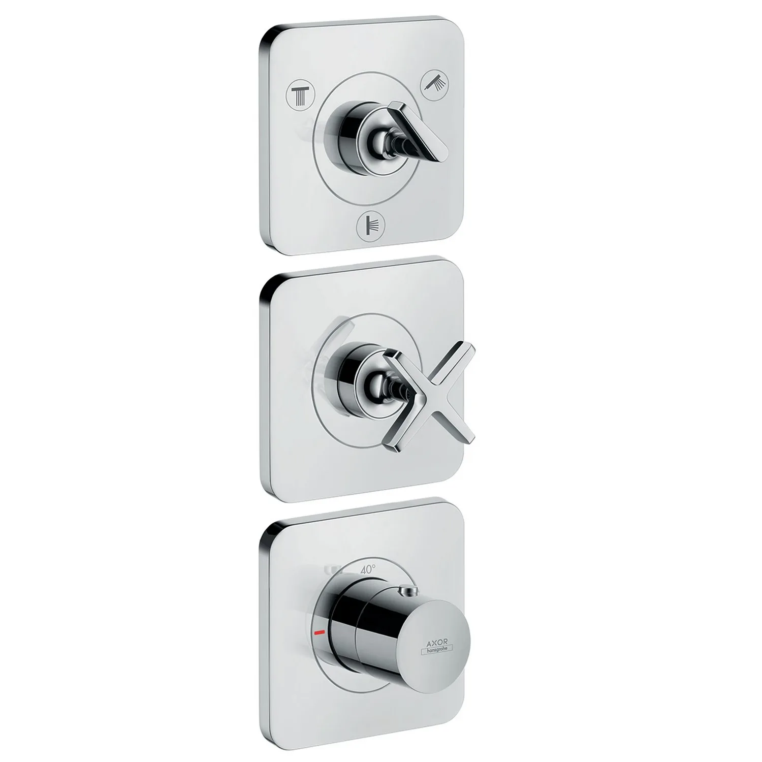 Duschblandare Axor Citterio E 3-utlopp