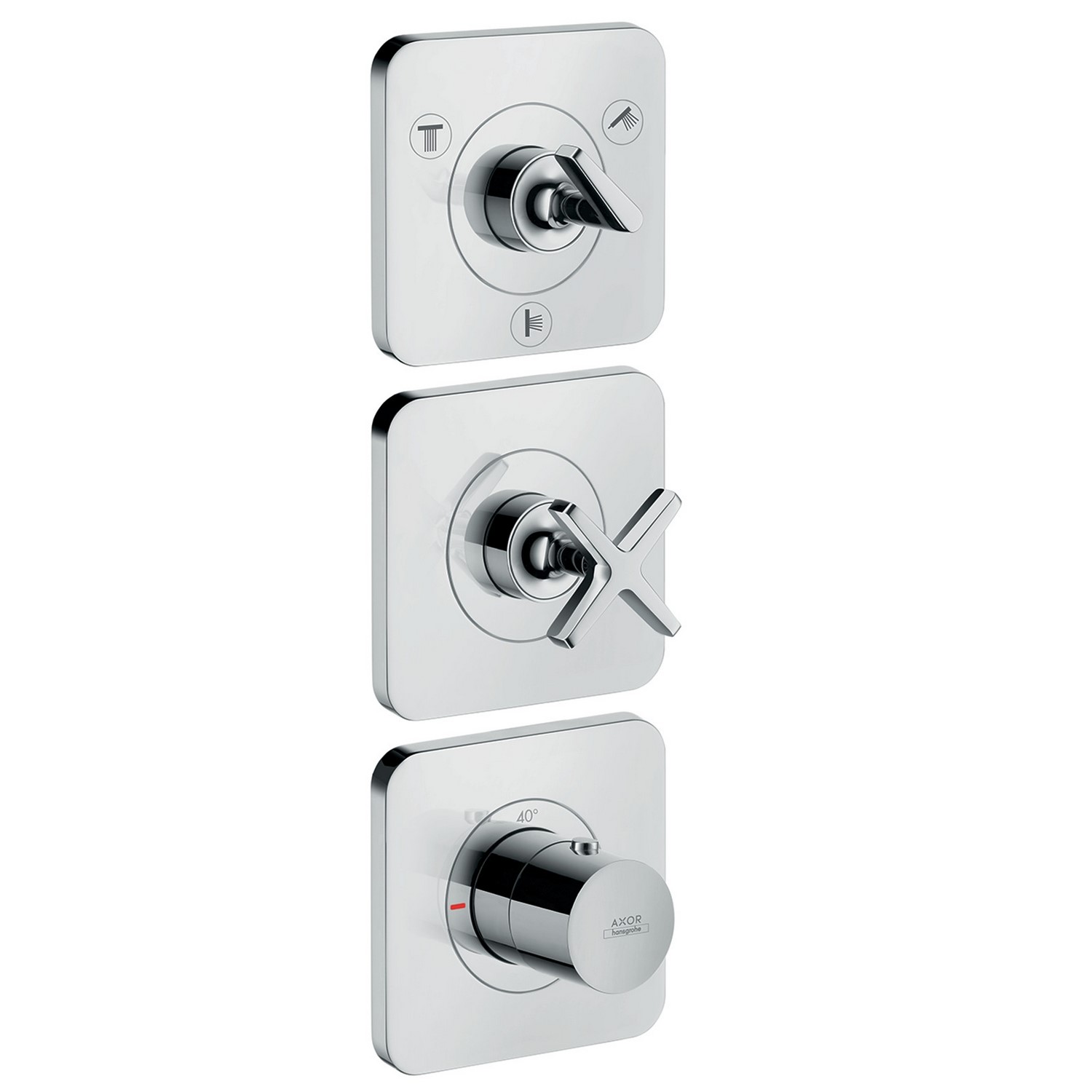 Duschblandare Axor Citterio E 3-utlopp