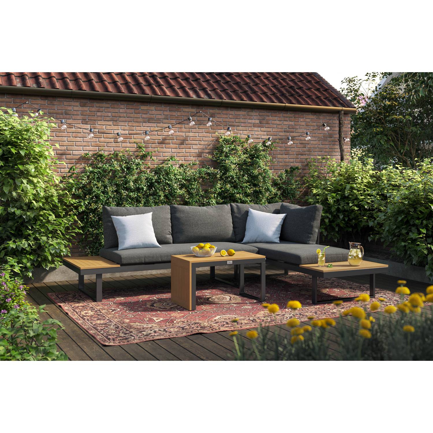 Loungegrupp Comfort Garden Sonia Soffgrupp Utomhus  4-sits