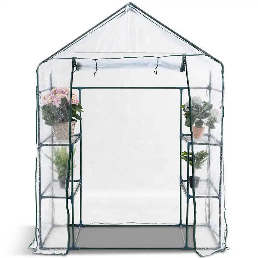 Växthus Metalcraft 1,04 kvm Transparent Rektangulärt