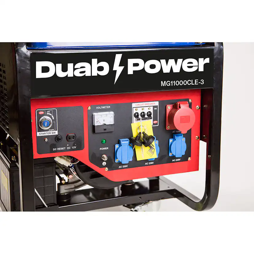 Elverk Duab-Power MG11000CLE-3 1-fas/3-fas Bensin