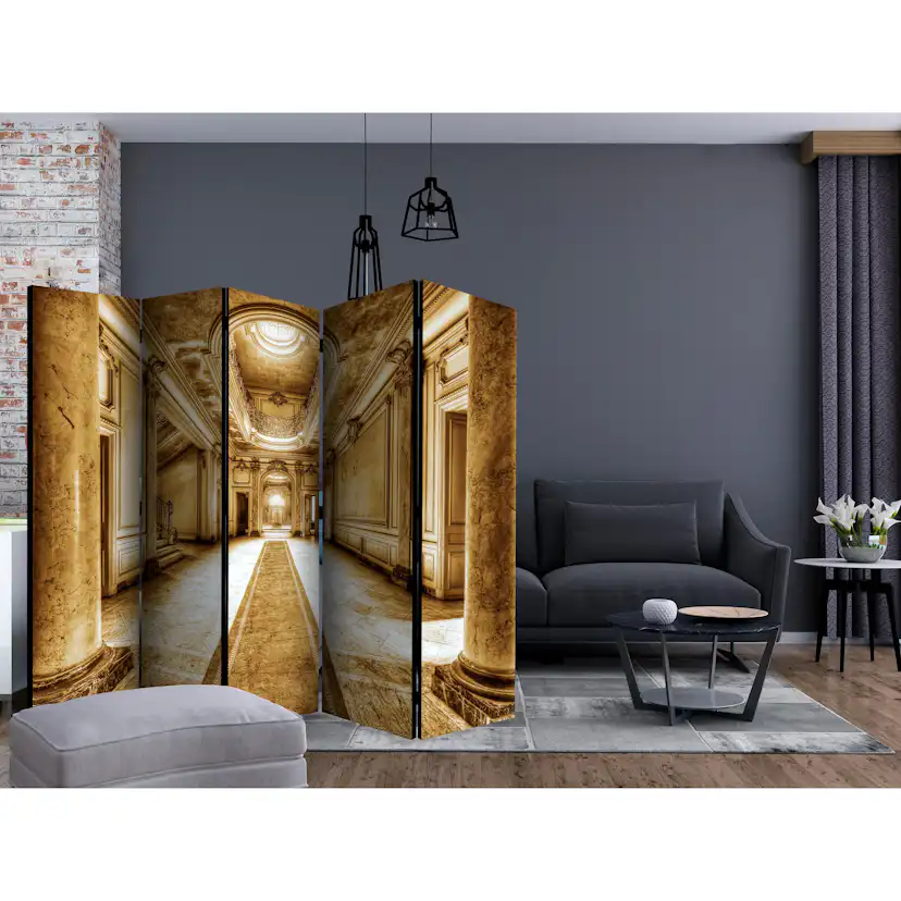 Rumsavdelare Arkiio Mystery Marble Sepia II 225x172 cm