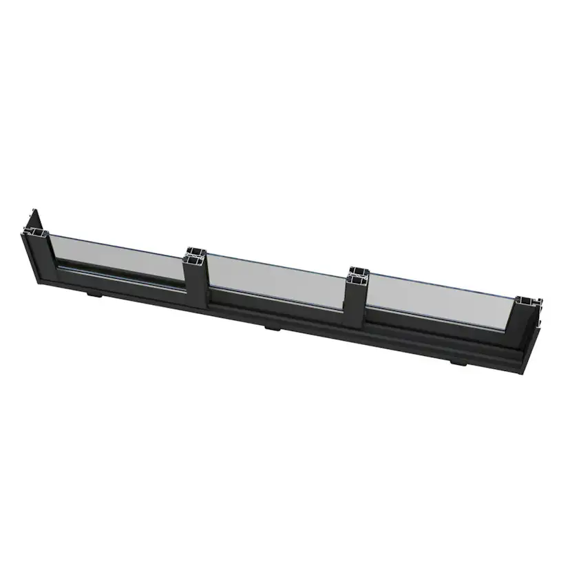 Ines 11,1 m2 Slide Plus NO Obehandlad med Slide Pro 2-lagers glas