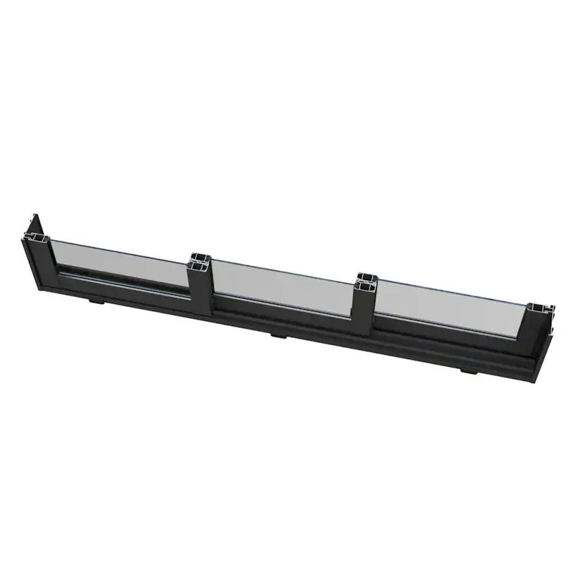 Ines 13,7 m2 Slide NO Obehandlad med Slide 1-lagers glas