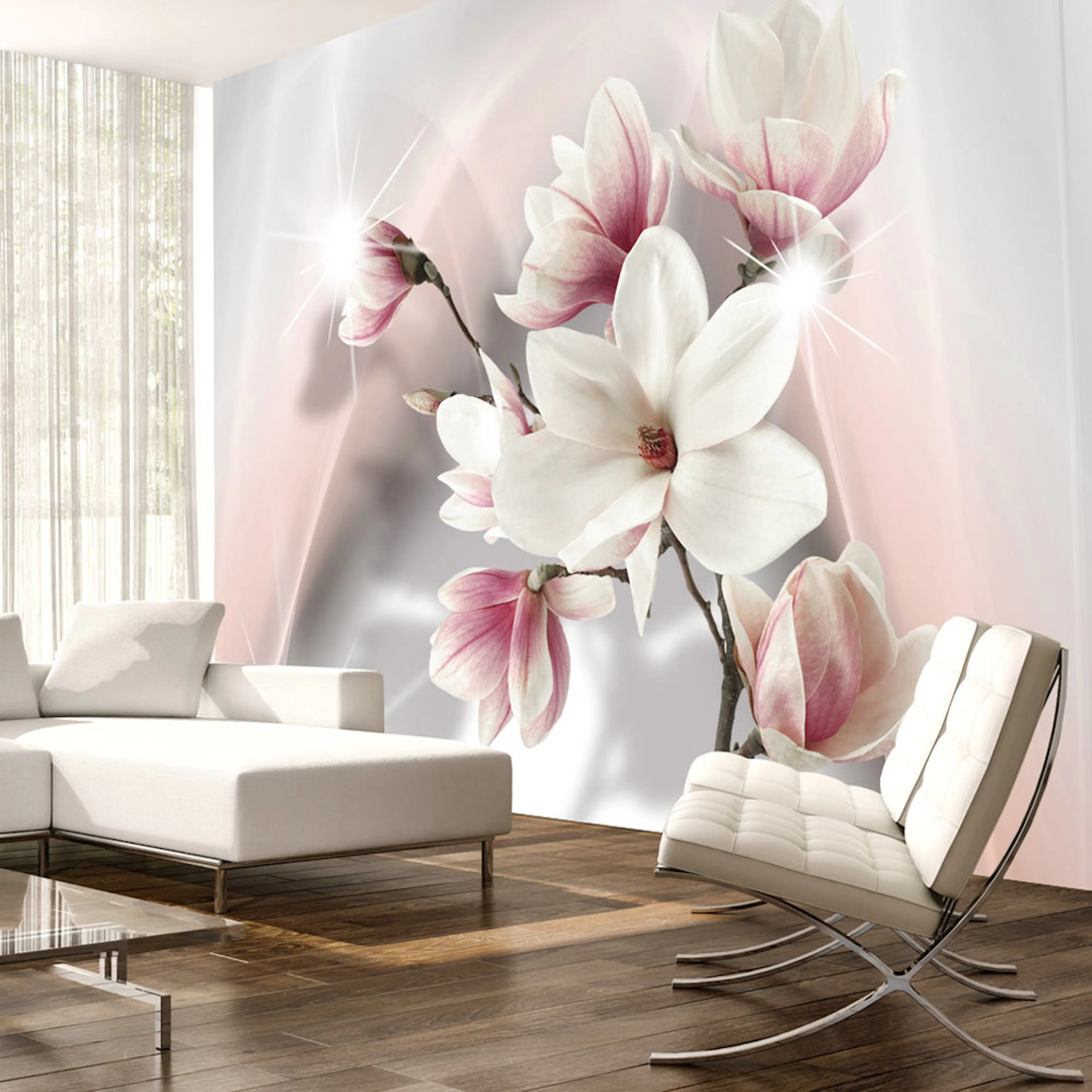 Fototapet Arkiio White Magnolias