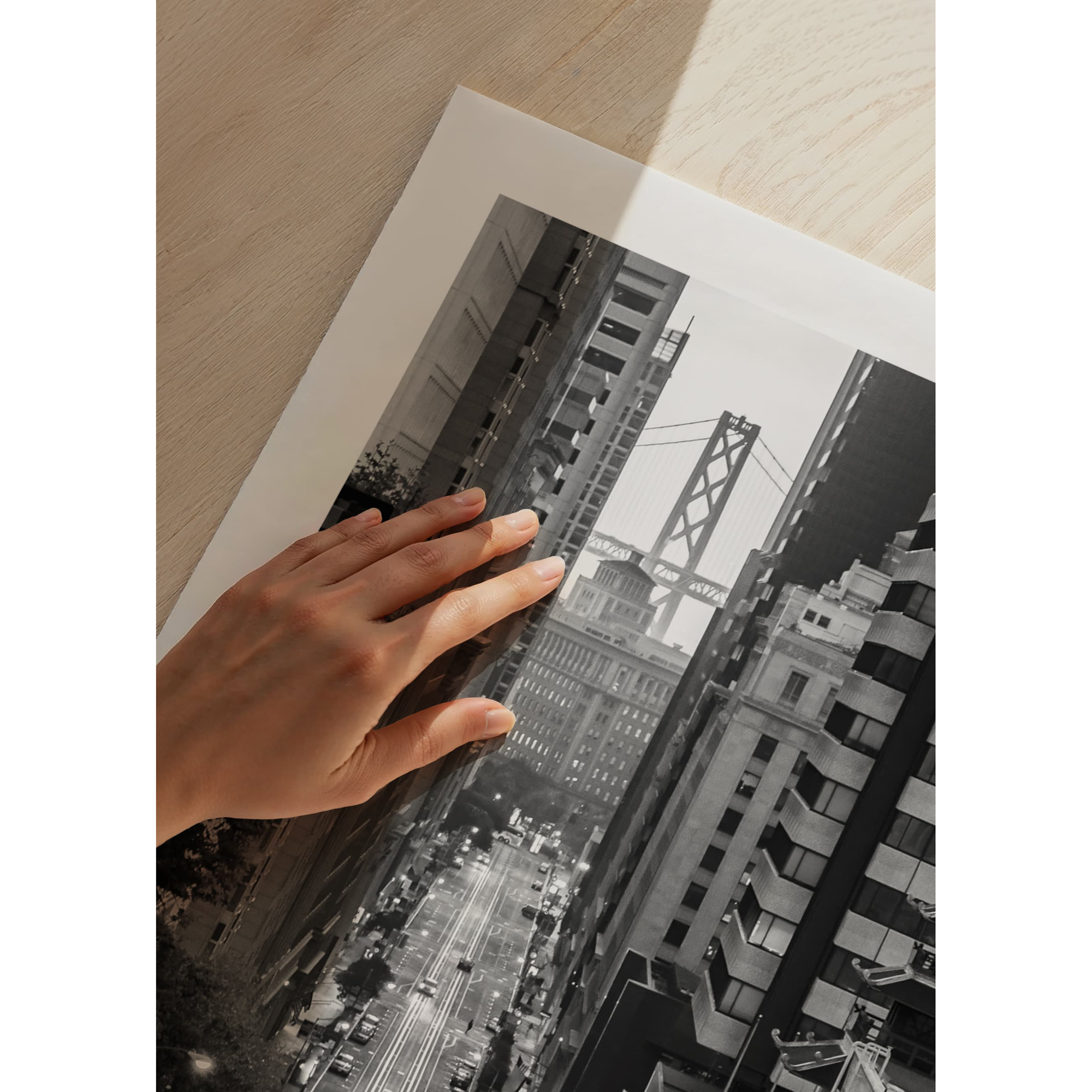 Poster Gallerix San Francisco Tram B&W