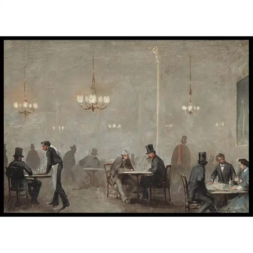 Poster Gallerix El Café By Ricardo Balaca