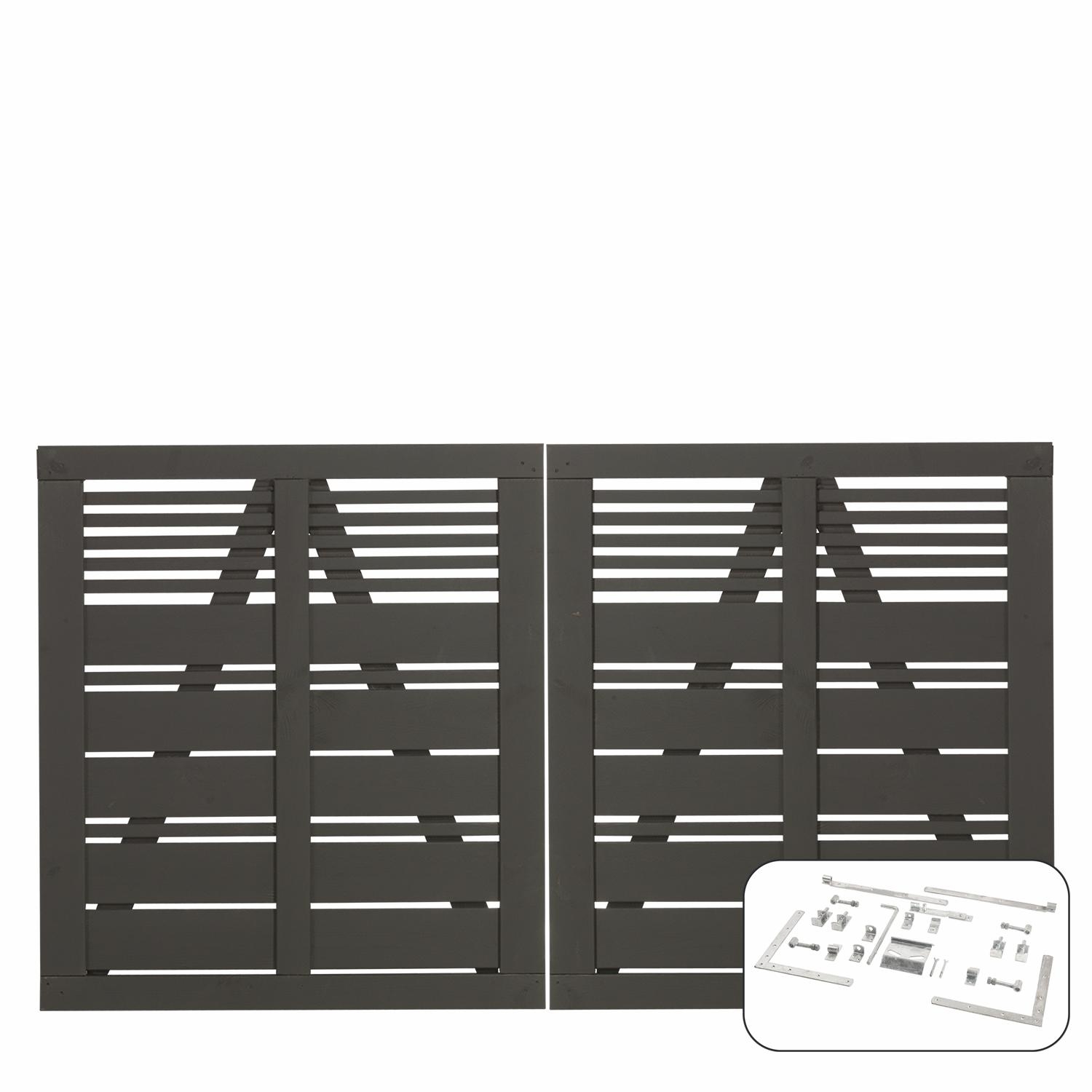 Dubbelgrind PLUS Silence inkl. Beslag