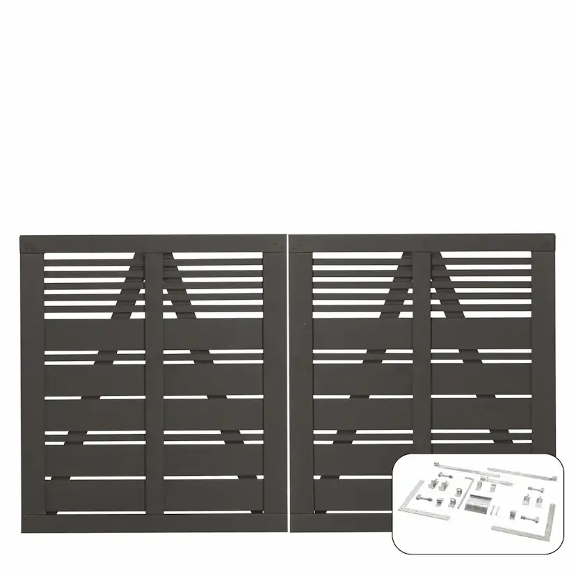 Dubbelgrind PLUS Silence inkl. Beslag