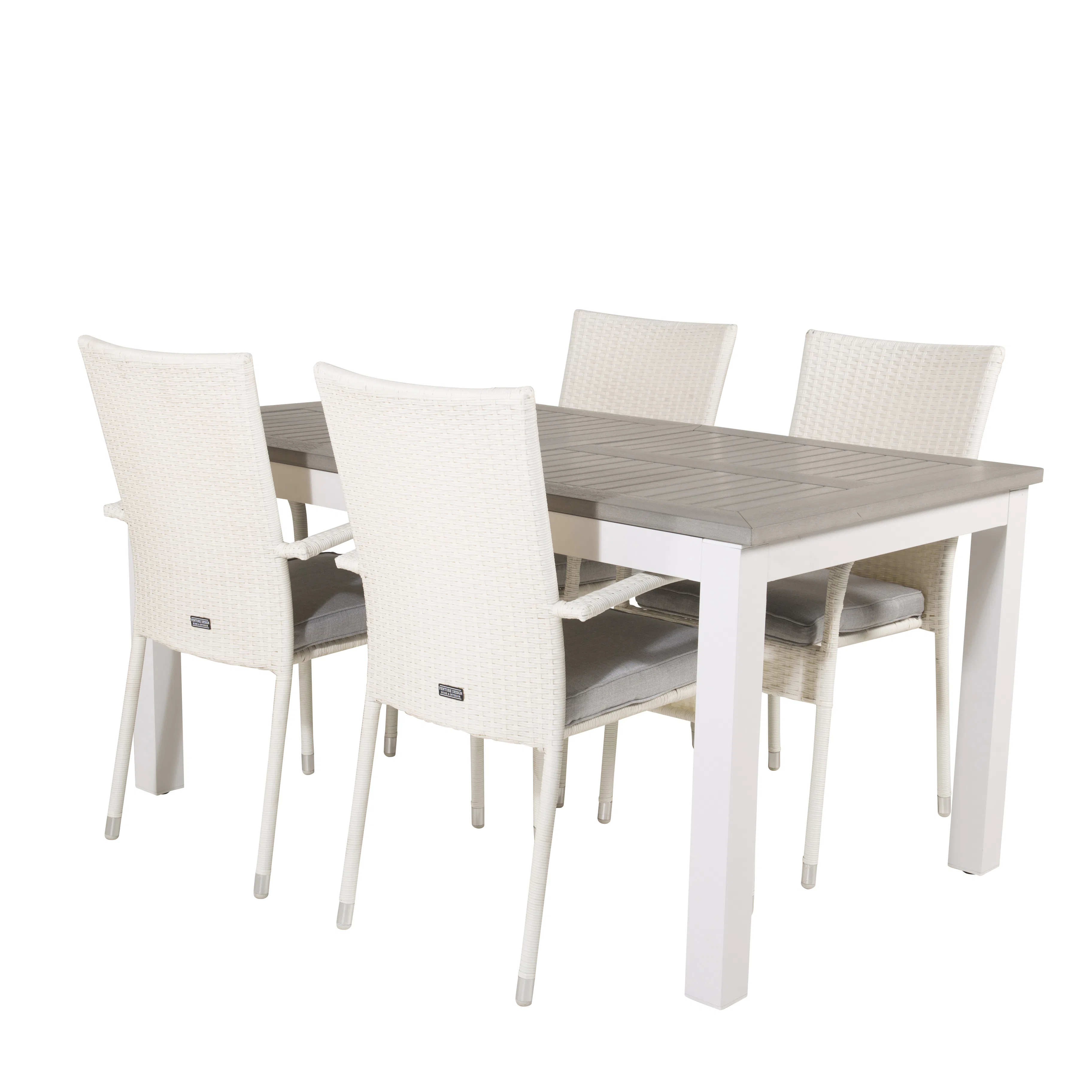 Matgrupp Venture Home Aleyna 160/240 med 4 Asta Stolar