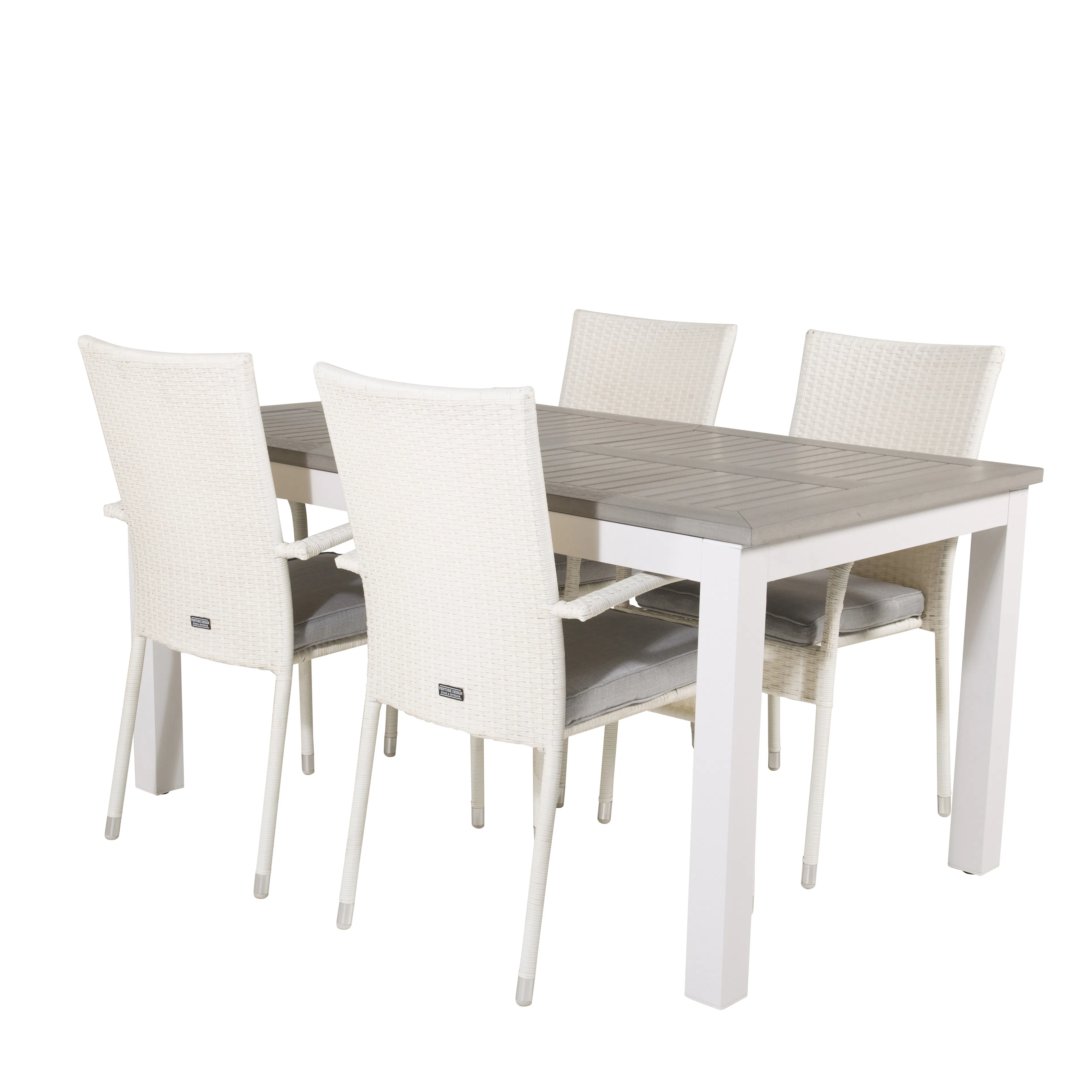 Matgrupp Venture Home Aleyna 160/240 med 4 Asta Stolar