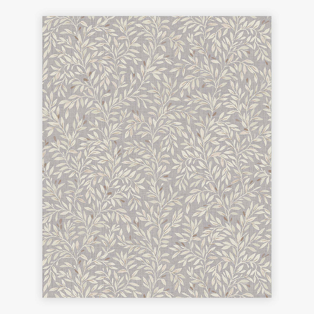 Tapet NEXT Ditsy Leaf Grey