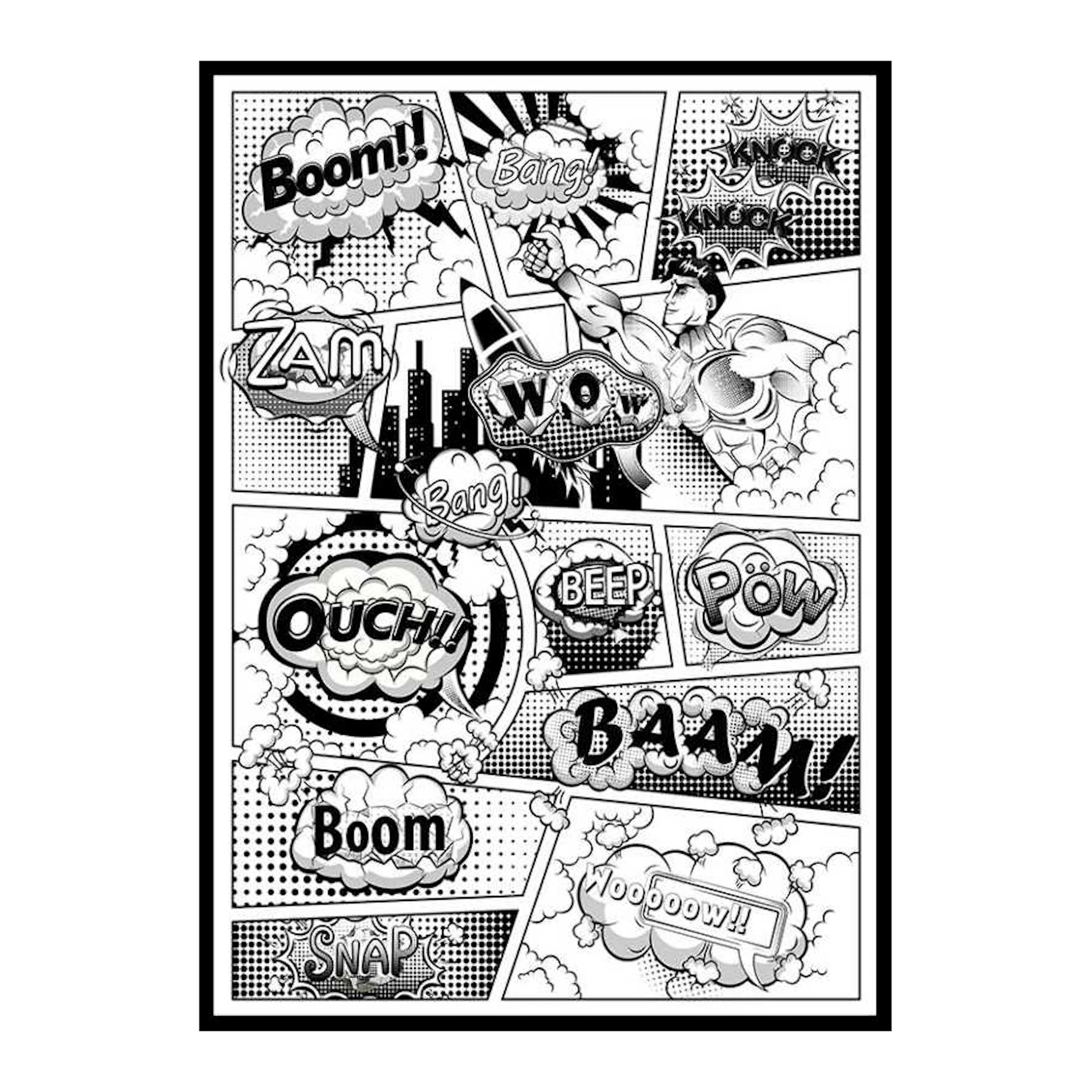 Boom Baam! 70x100 cm