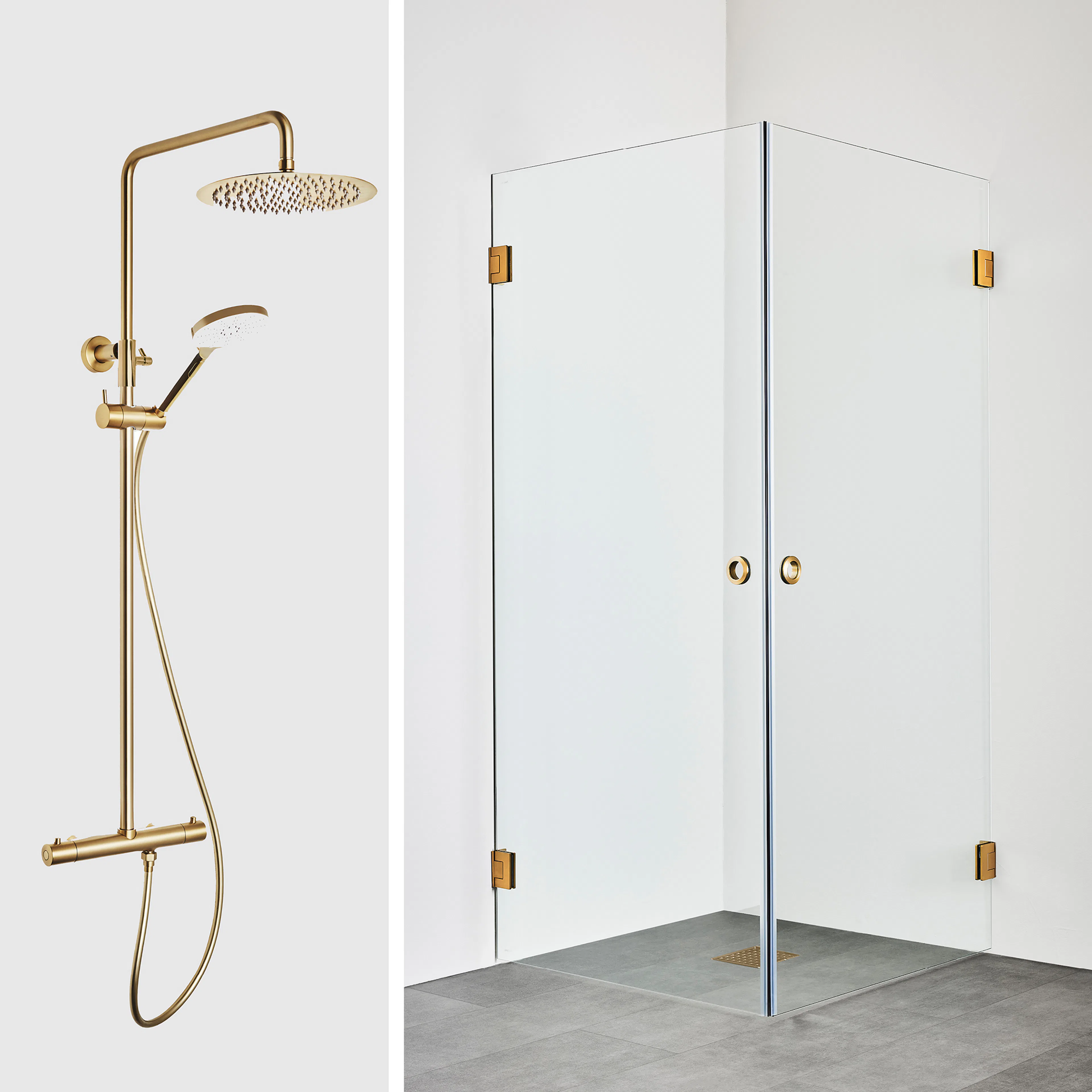 Duschpaket Hafa Duschhörn Infinity med Takduschset Fine