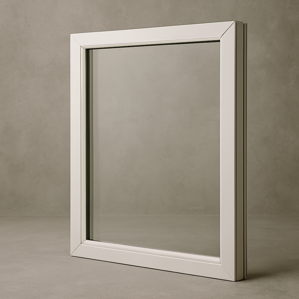 Fast Fönster Sveafönster Solid Aluminium 3-glas