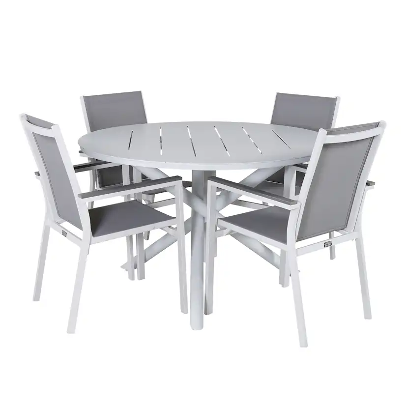 Matgrupp Venture Home Ande med 4 Pussel Matstolar