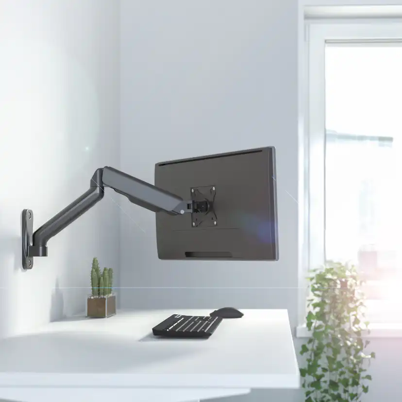 Monitorarm LogiLink Väggfäste 17-32 tum Gasfjädrad 450 mm