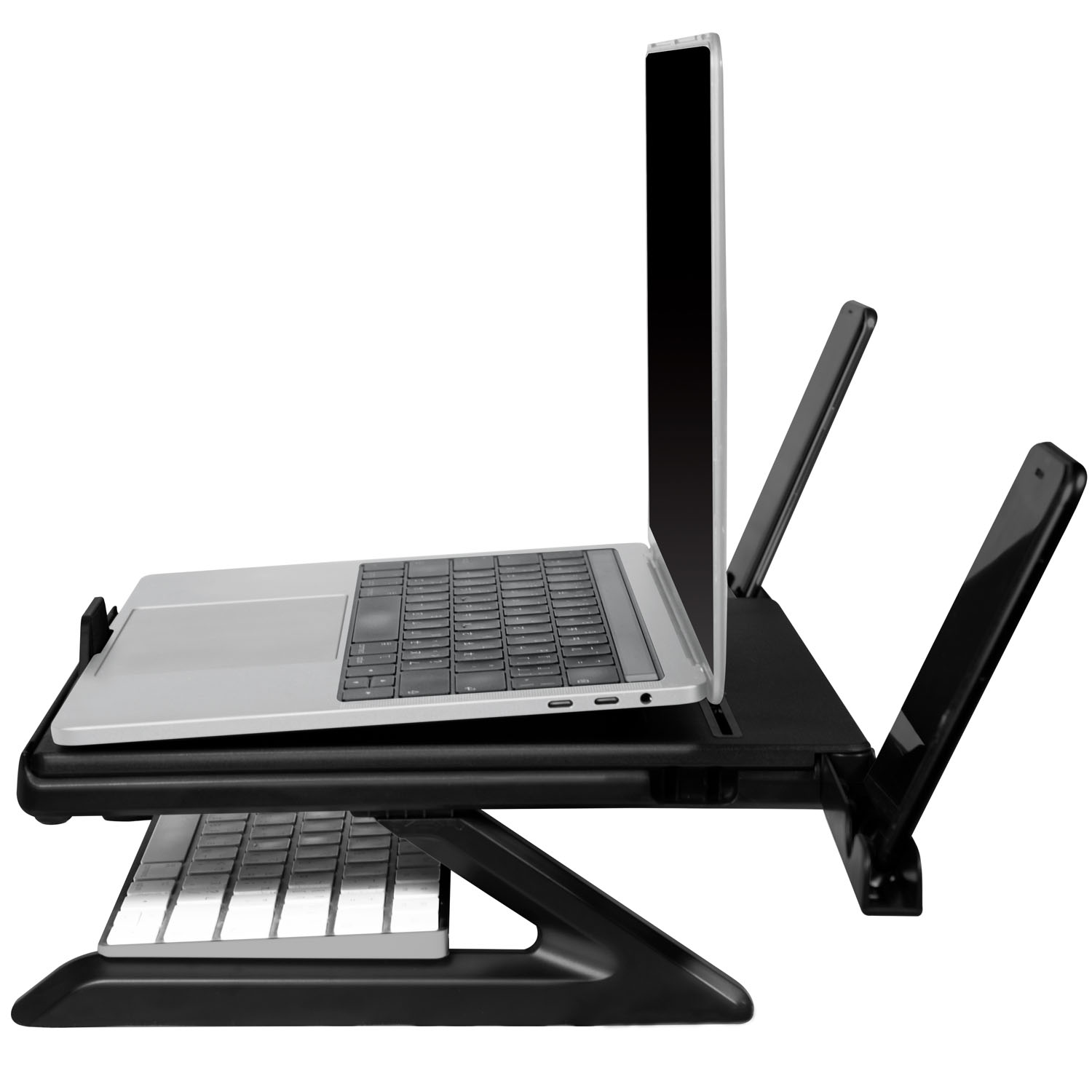 Hopfällbart Laptopställ LogiLink Höjdjusterbart
