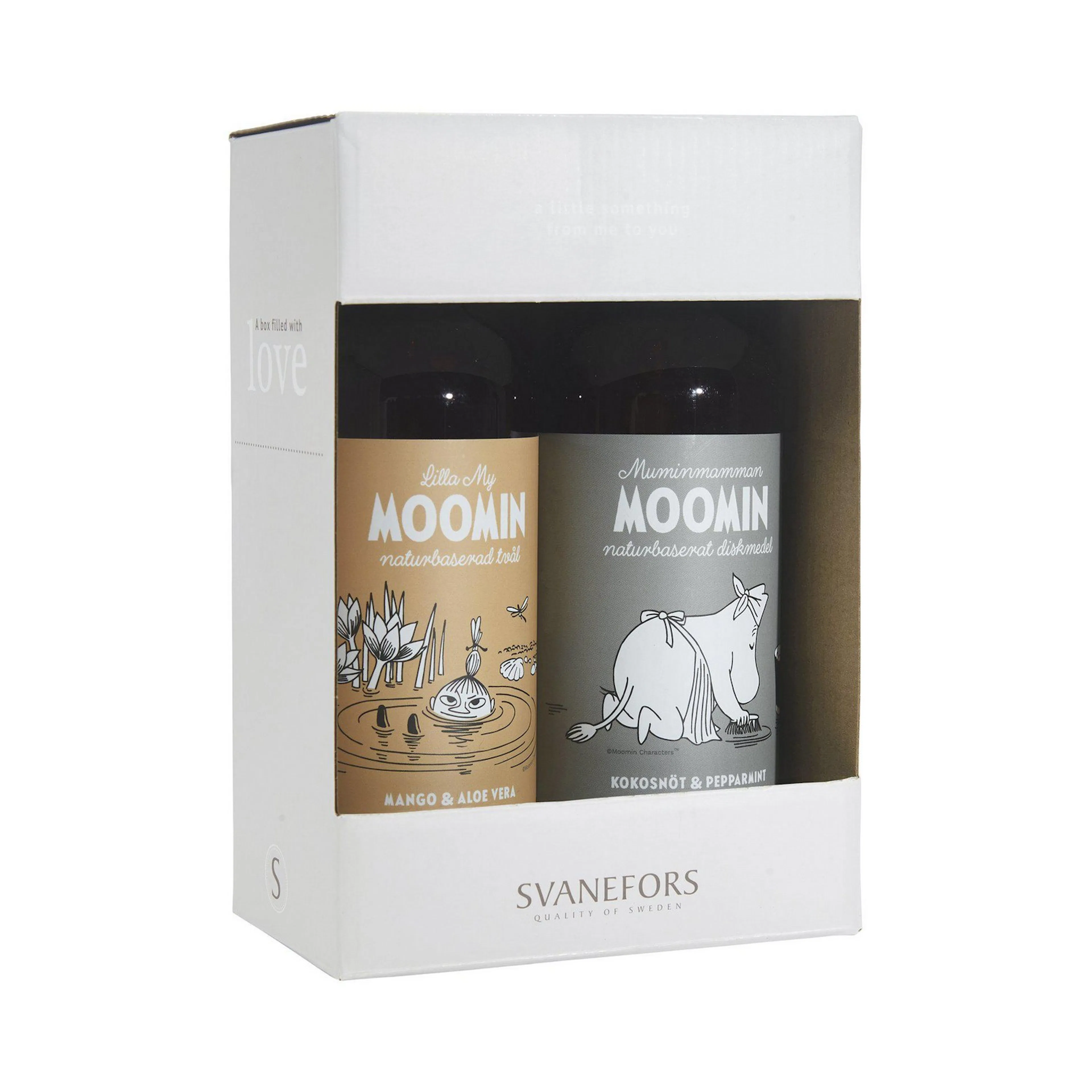 Presentförpackning Svanefors A Box with Mumin Disk & Tvål