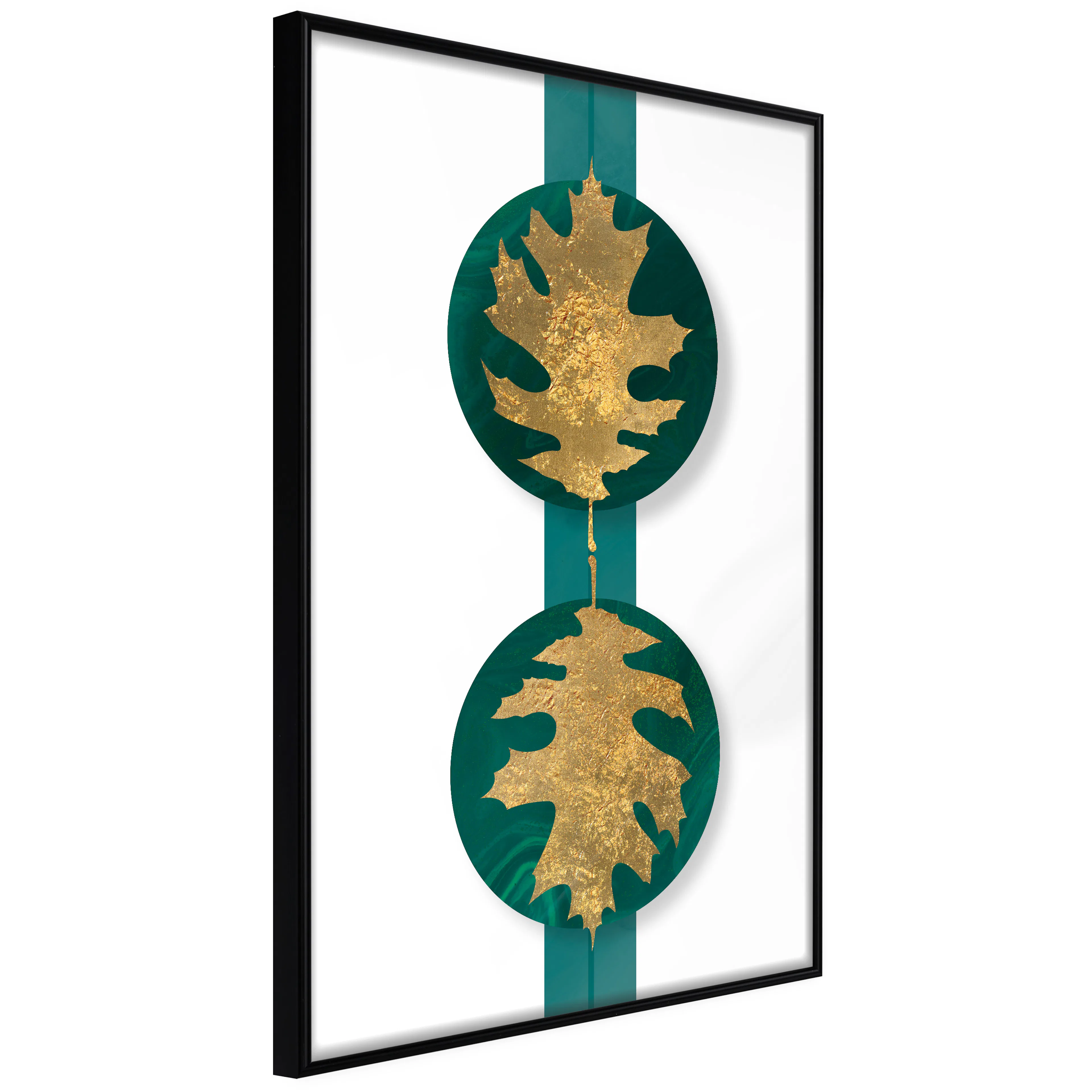 Affisch - Green Wealth [Poster] 40x60 Svart ram, 40x60 cm