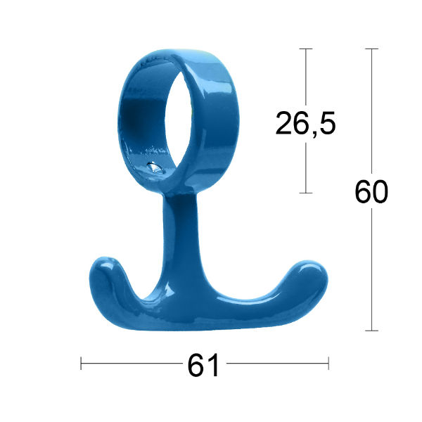 Hyllkrok Habo Iris 3-pack