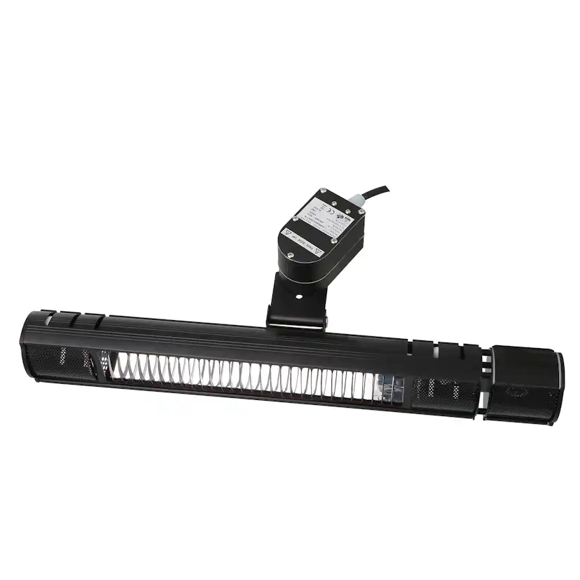 Terassvärmare Heat1 2000W Svart Med Svängning