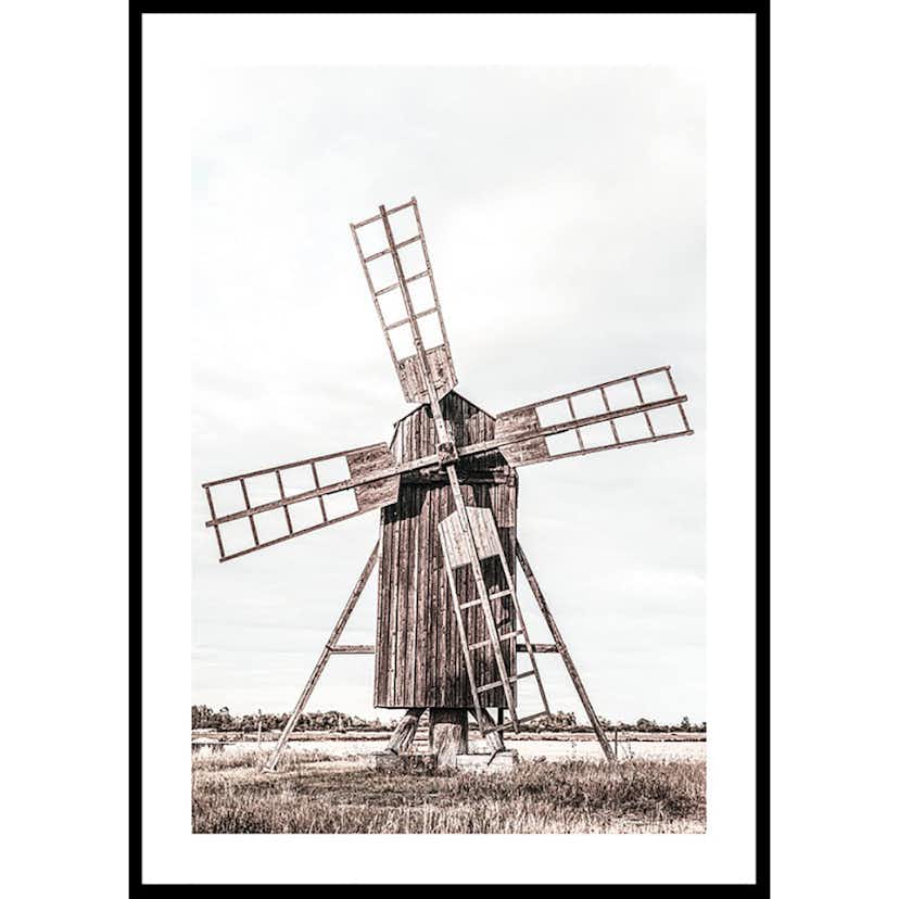 Poster Gallerix Old Wooden Wind Mill