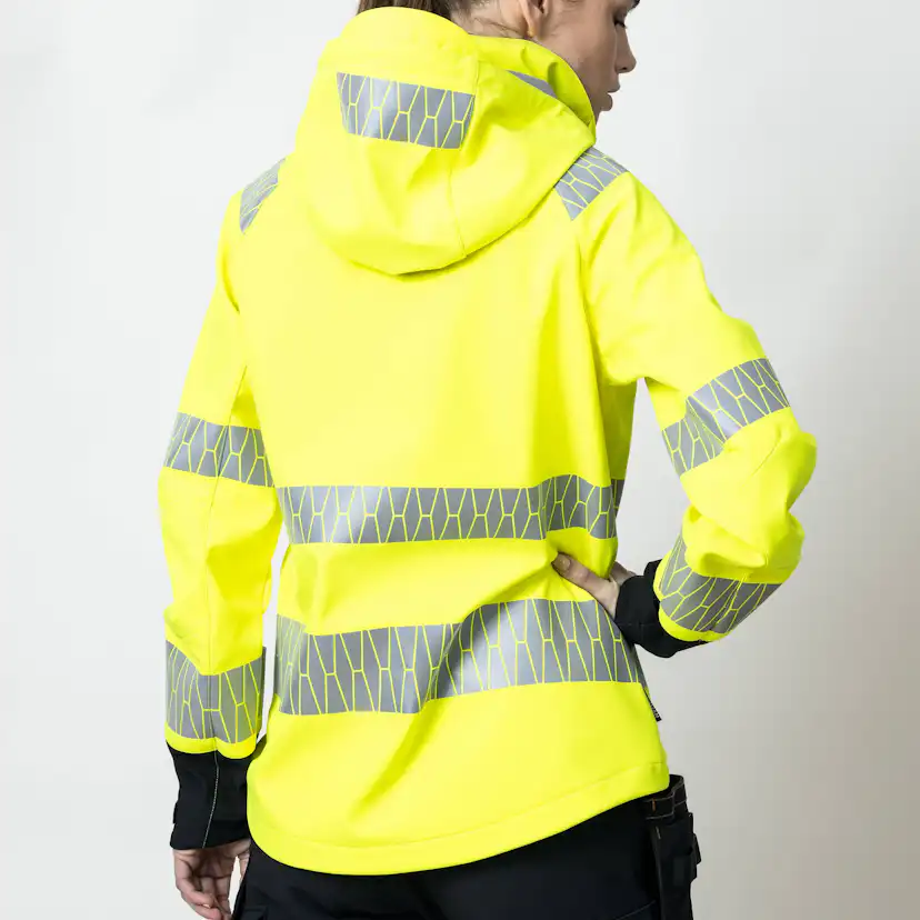 Softshelljacka Jobman Varsel Lady Gul/Svart