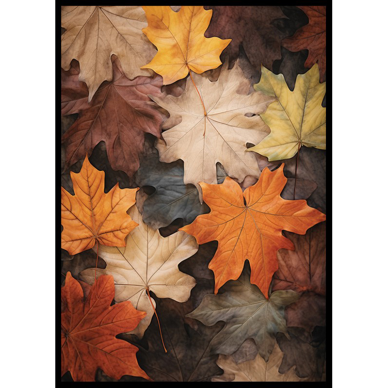 Poster Gallerix Multicolored Autumn Leaves