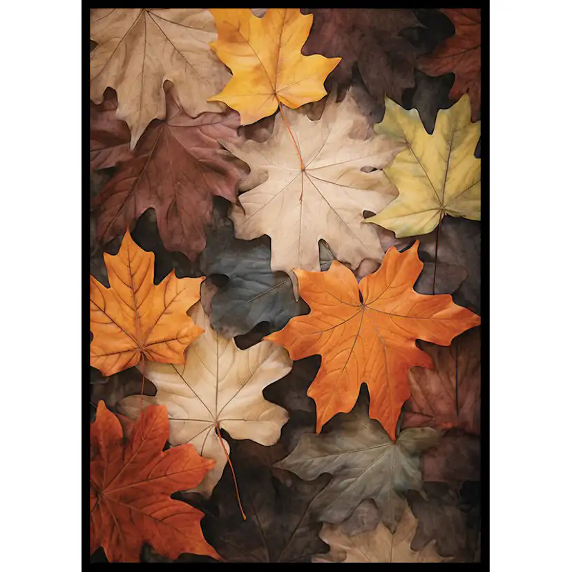 Poster Gallerix Multicolored Autumn Leaves