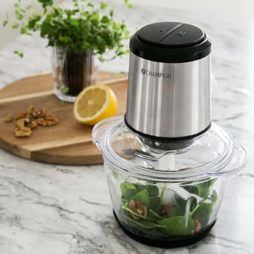 Mini Chopper Champion 1,2L 400W Glasskål MC310 Rostfri