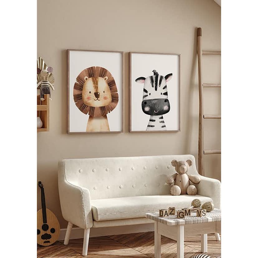 Poster Gallerix Zebra Portrait