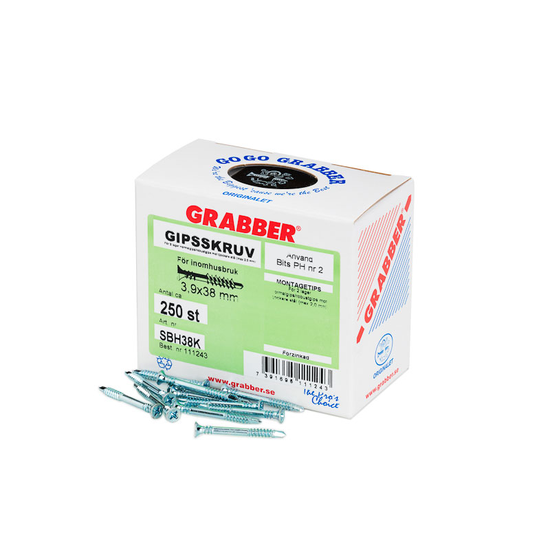 Gipsskruv Grabber mot Förstärkningsregel