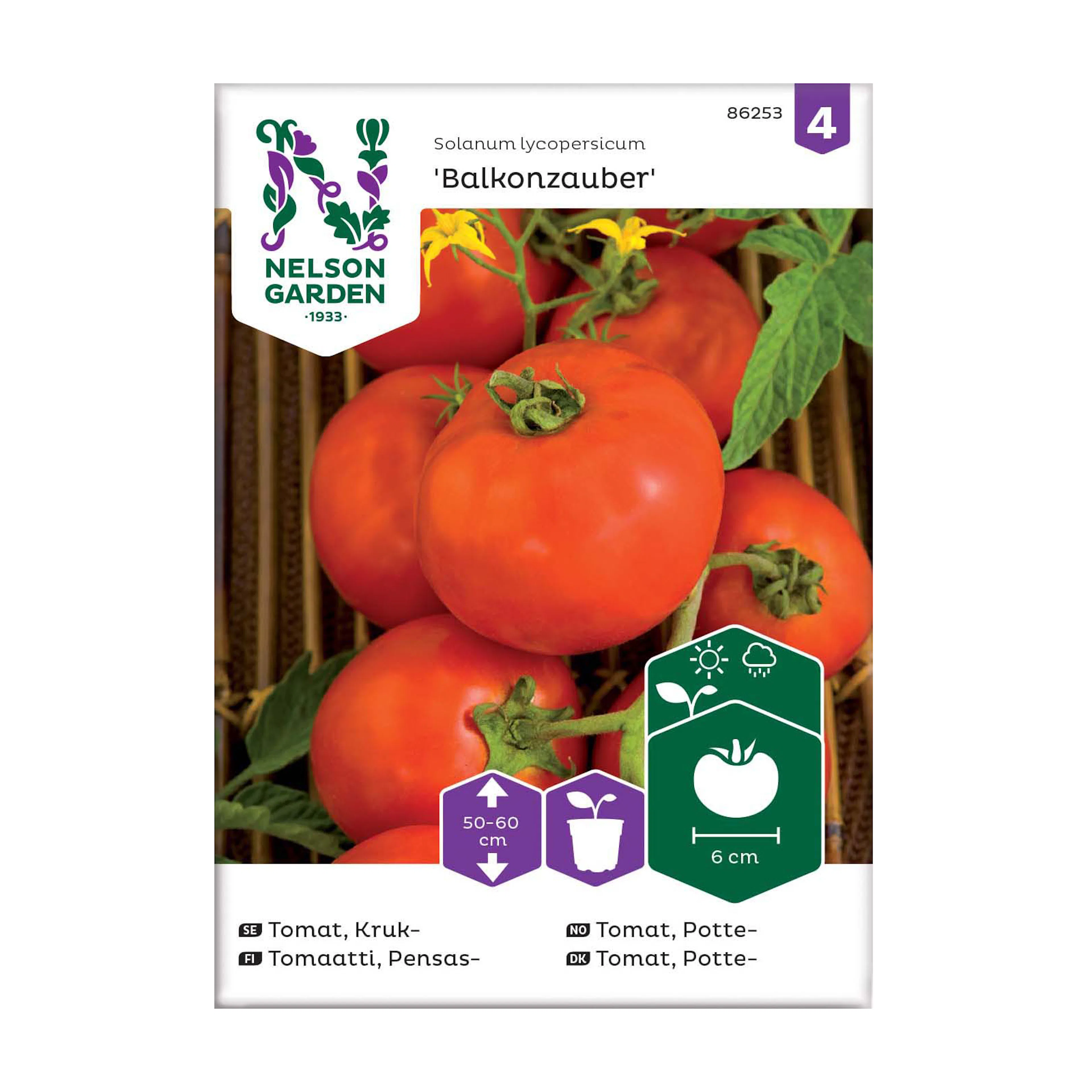 Frö Tomat Nelson Garden Balkonzauber
