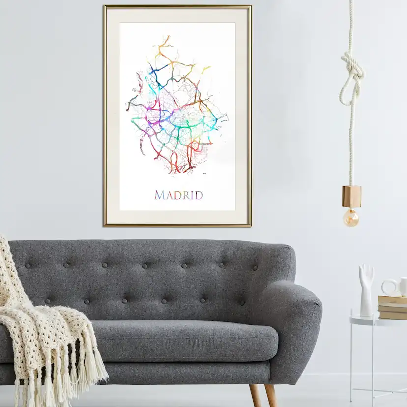 Poster Artgeist Affisch Madrid