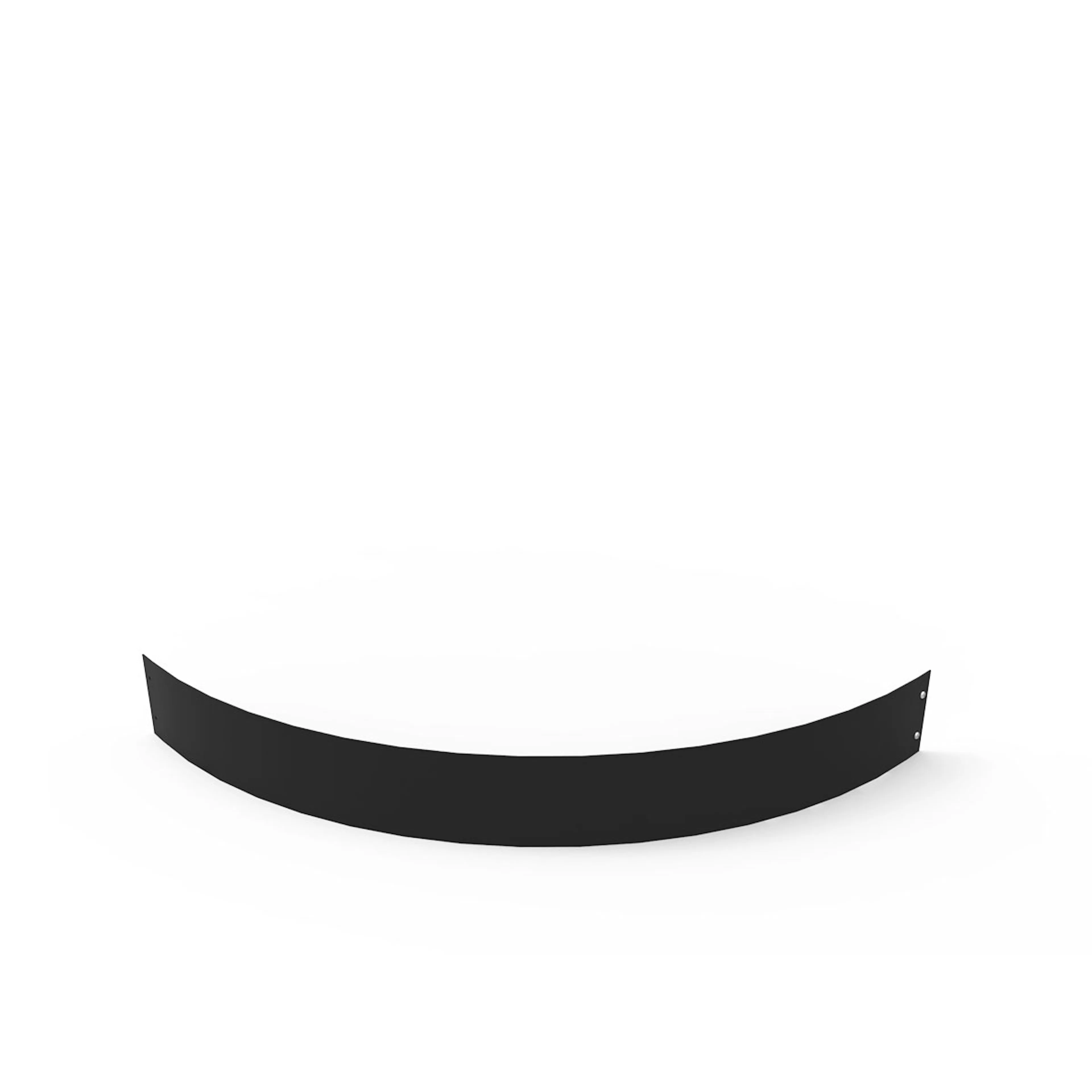 Planteringskant svart 120 mm kvartsbåge 1150 mm L: 1150 mm