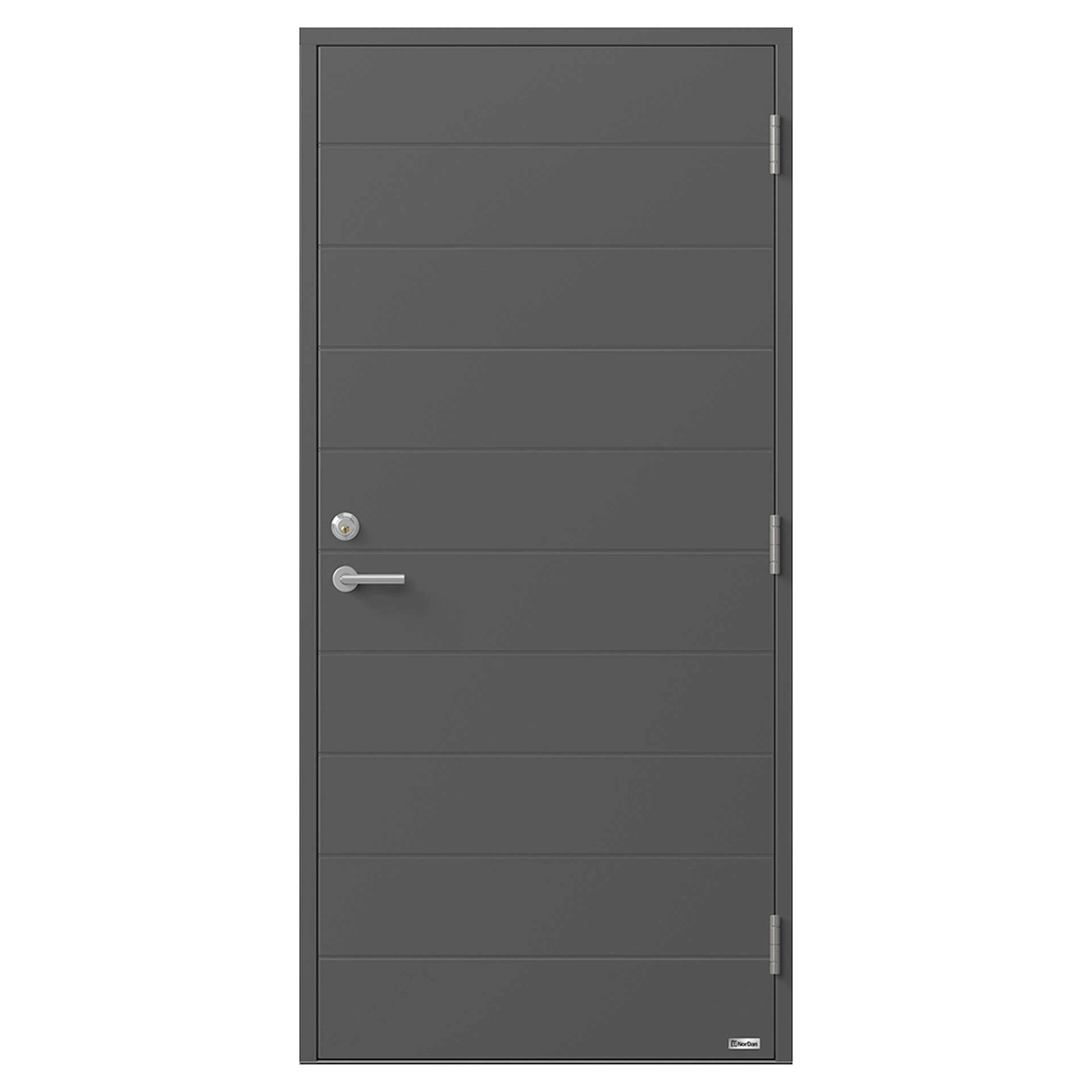 Väduren 872 9X20 H NCS S-7000-N BxH: 90x200 Höger, Grå NCS 7000-N