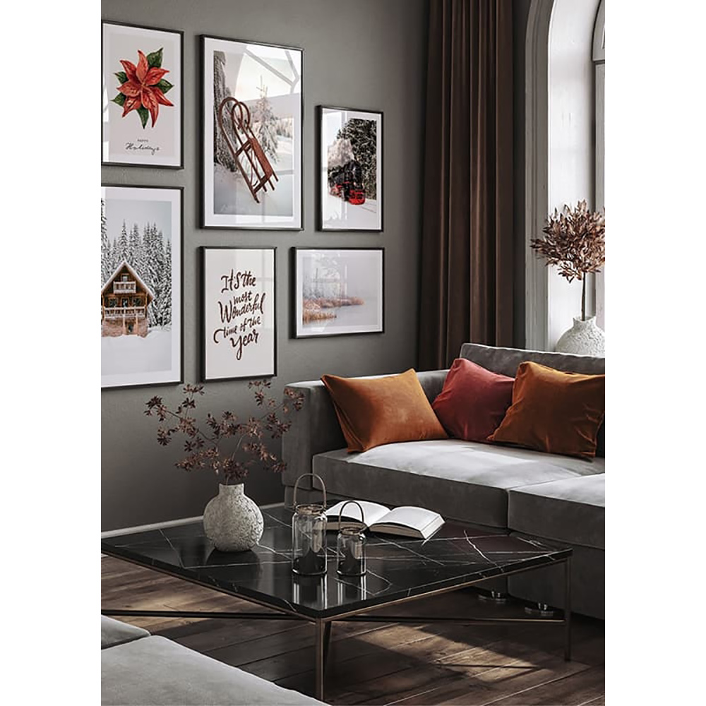 Poster Gallerix Red Christmas Sleigh