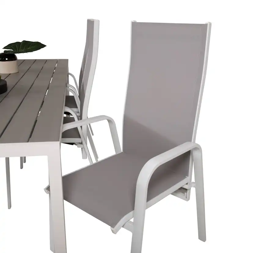 Matgrupp Venture Home Buitepos Matgrupp Utomhus inkl 6 Dusternbrook Karmstolar