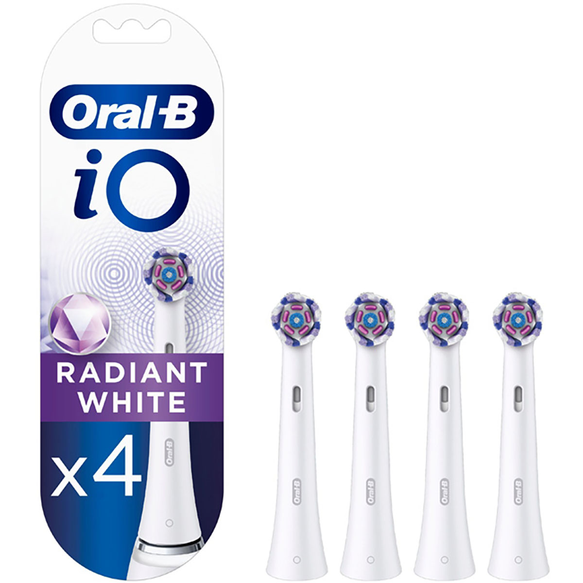 Borsthuvud Oral-B iO Radiant White 4 st