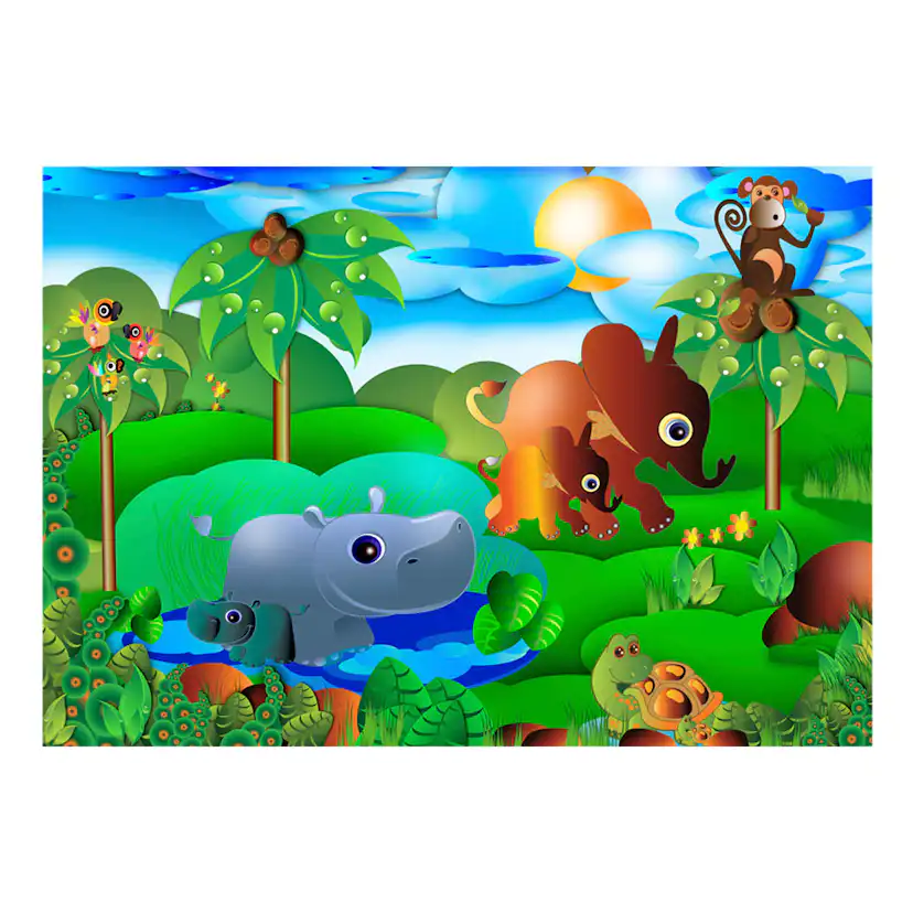 Fototapet Arkiio Animal Family
