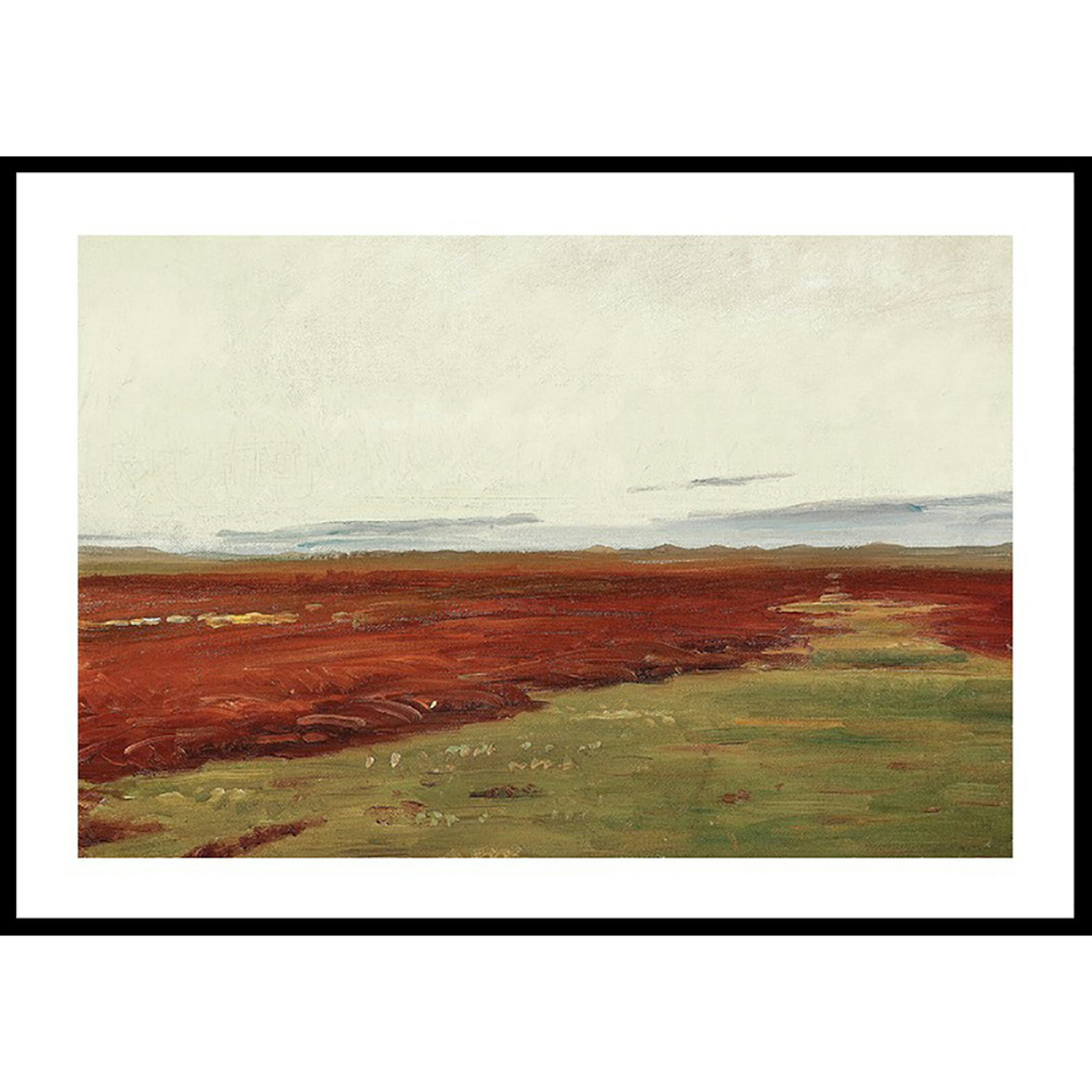 Poster Gallerix Solnedgang Over Brovandene Ved Skagen By Michael Ancher