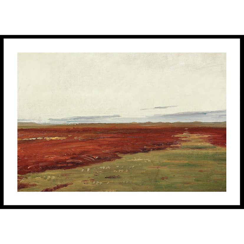 Poster Gallerix Solnedgang Over Brovandene Ved Skagen By Michael Ancher