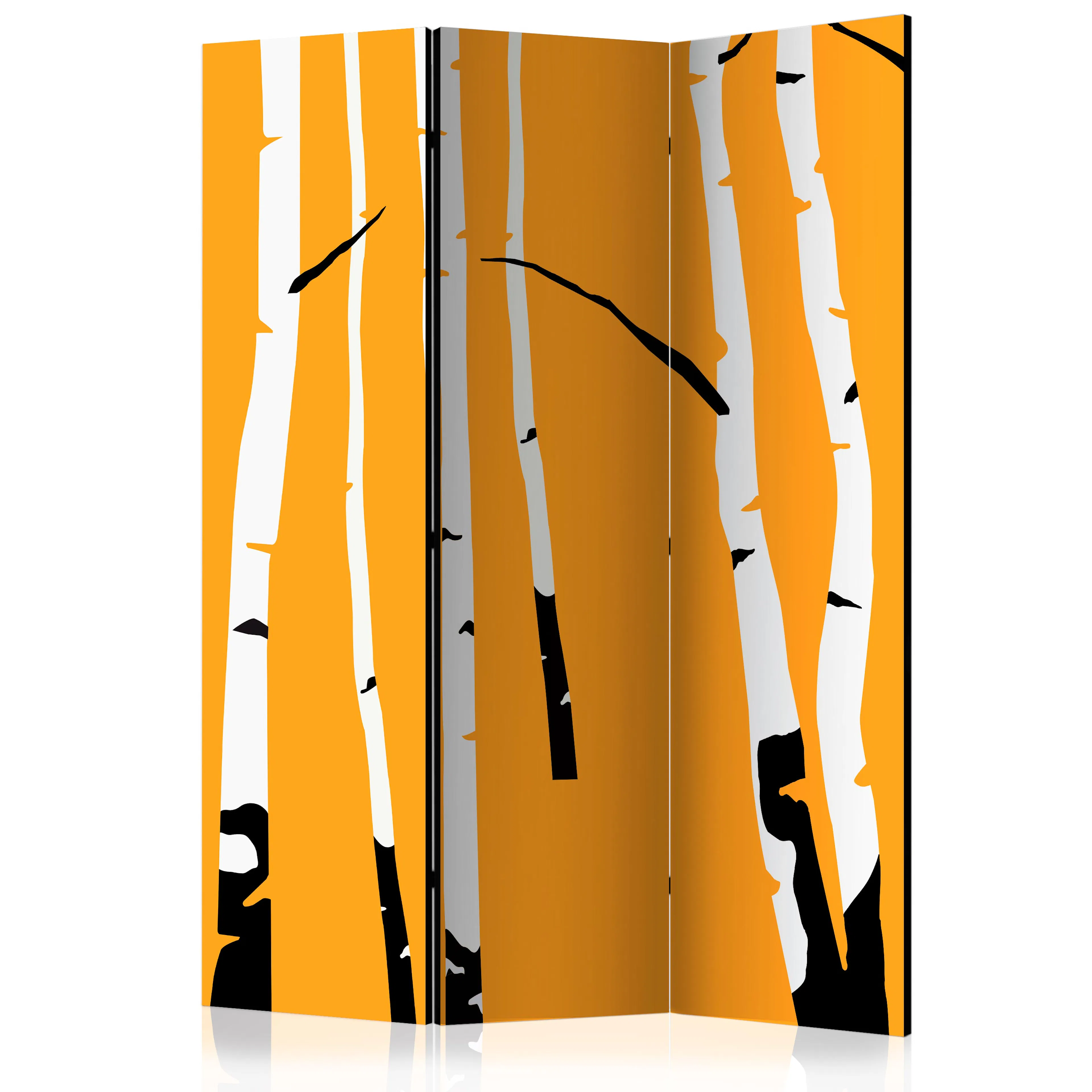 Rumsavdelare Arkiio Birches On The Orange Background 135x172 cm