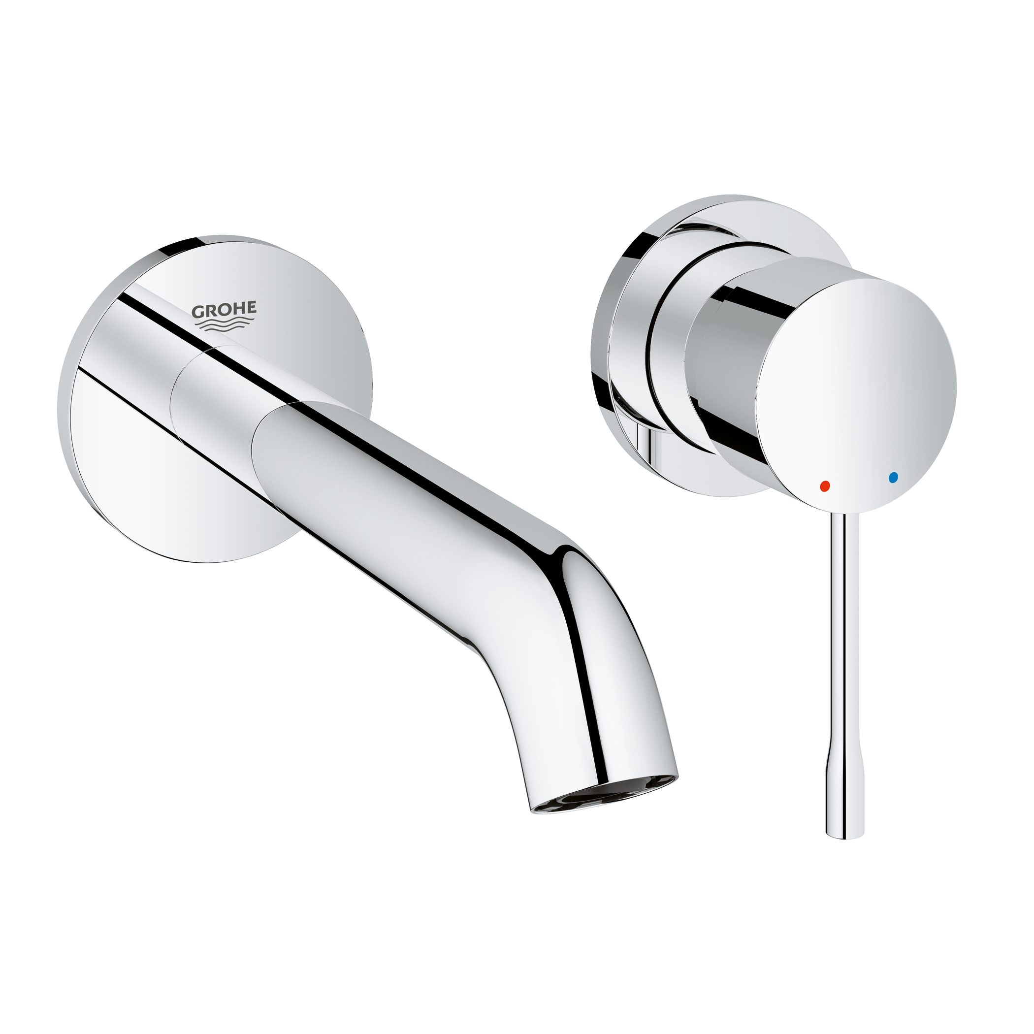 Tvättställsblandare Grohe Essence 19408 2-Hål Väggmonterad