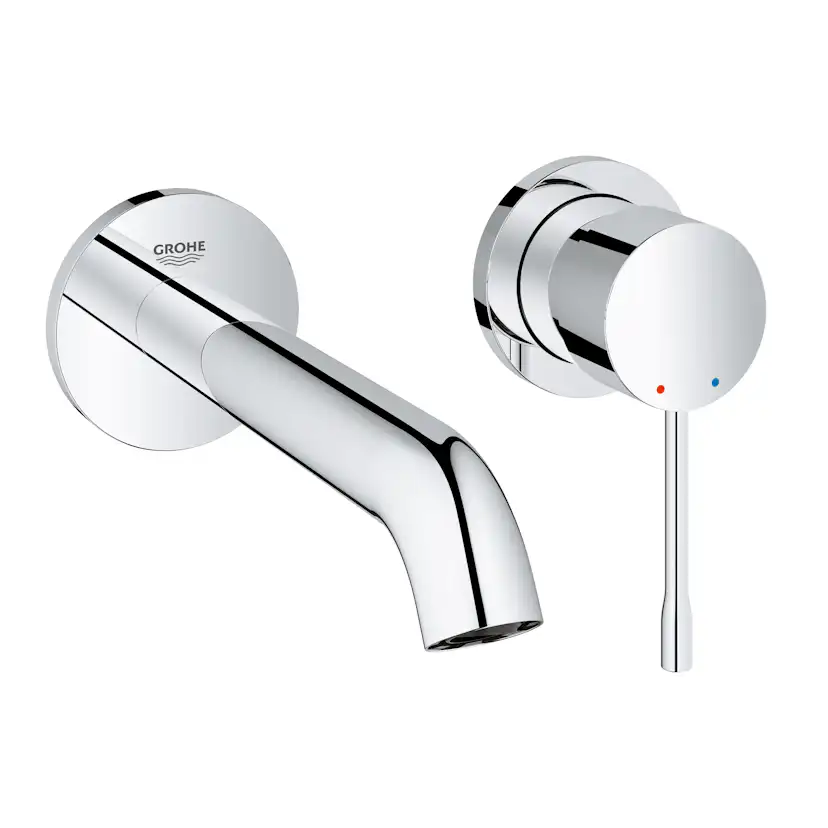 Tvättställsblandare Grohe Essence 19408 2-Hål Väggmonterad