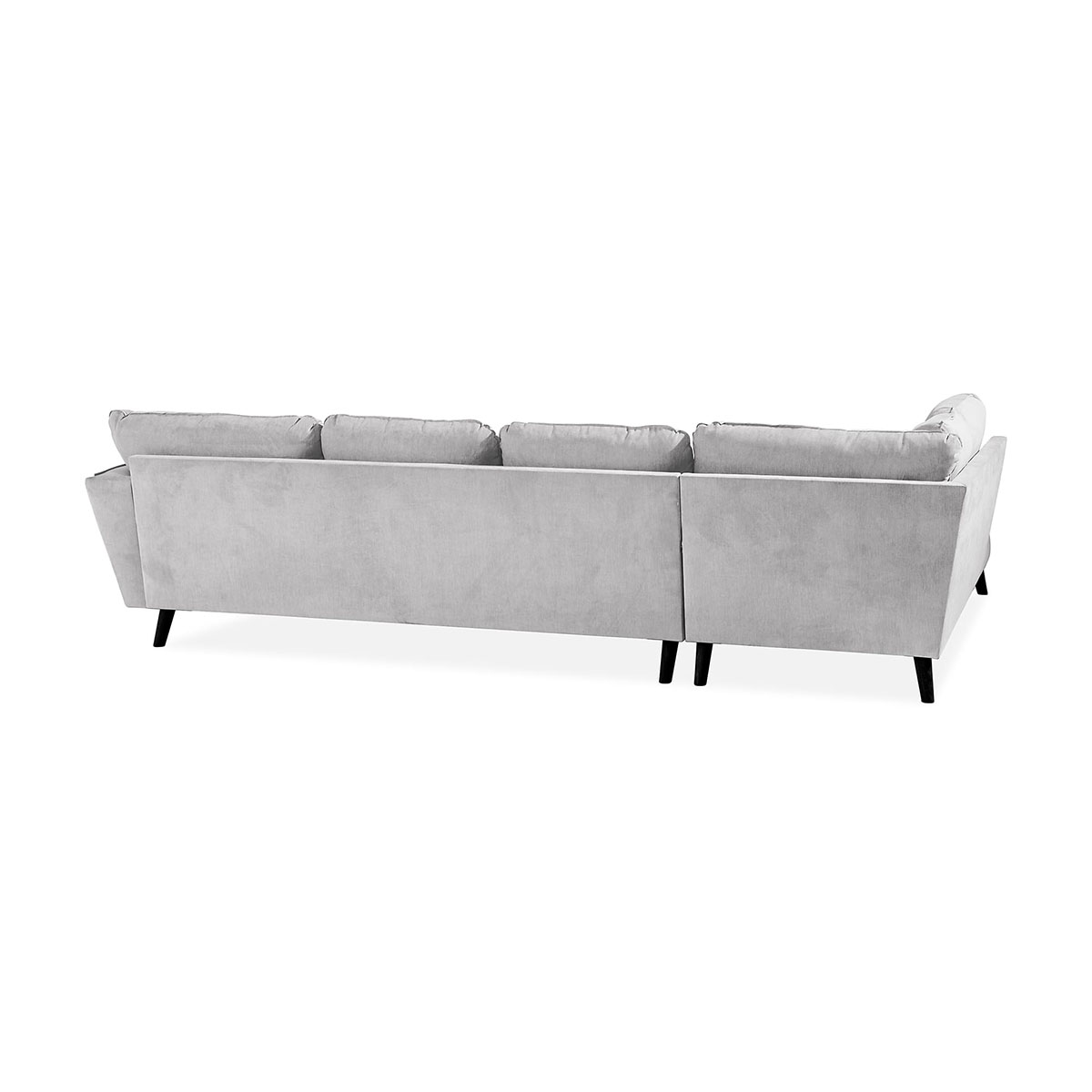 Trend Lyx U-soffa med Divan Höger Ljusgrå