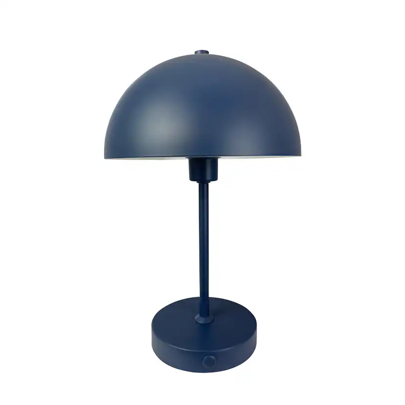 Portabel Bordslampa Dyberg Larsen Stockholm LED Uppladdnings Blå