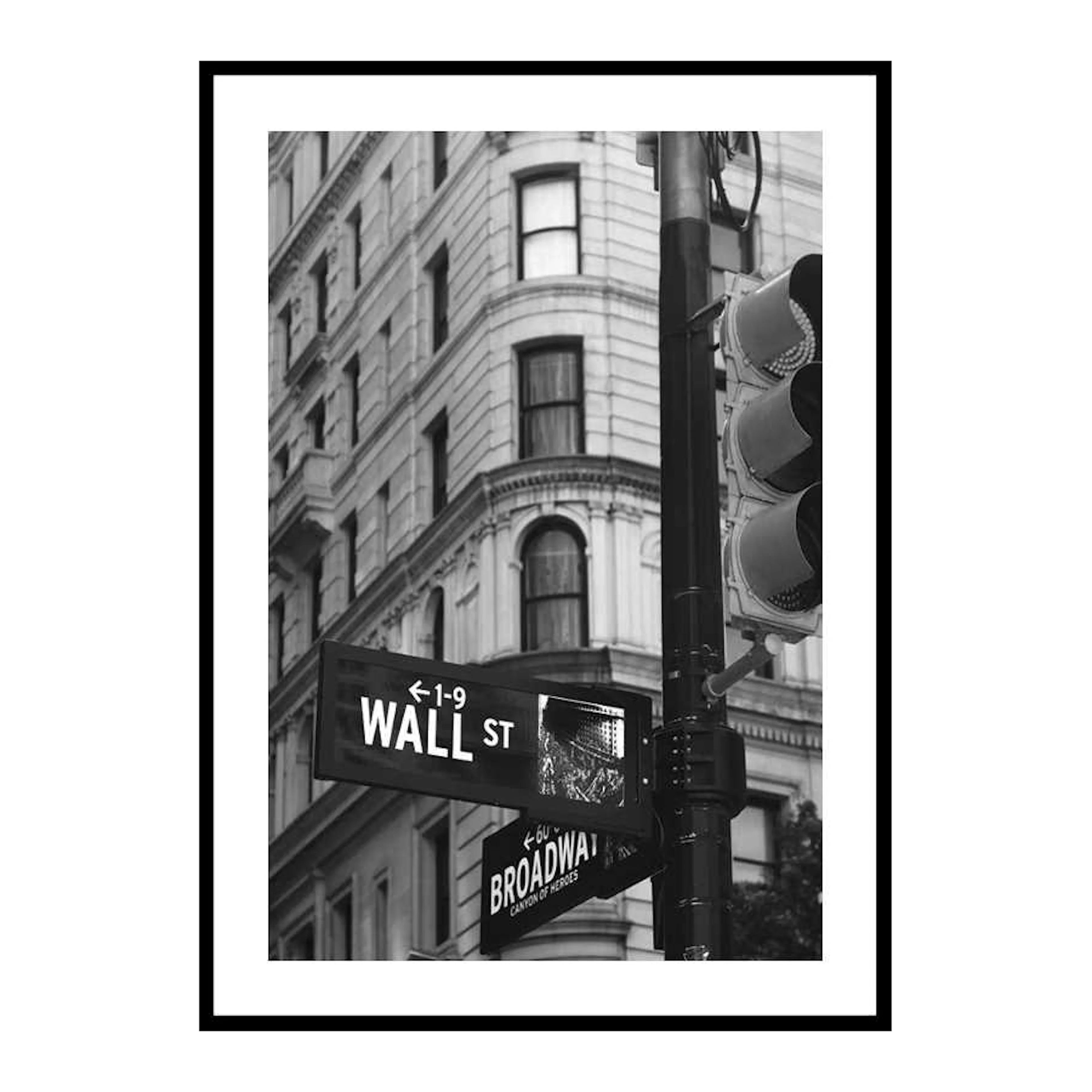 Wall Street Sign 30x40 cm